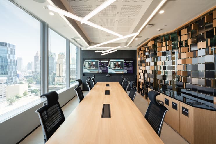เปิดออฟฟิศที่ออกแบบมาเพื่อรองรับการใช้งานทุกรูปแบบสำหรับทุกคนที่ Accenture - Boardroom