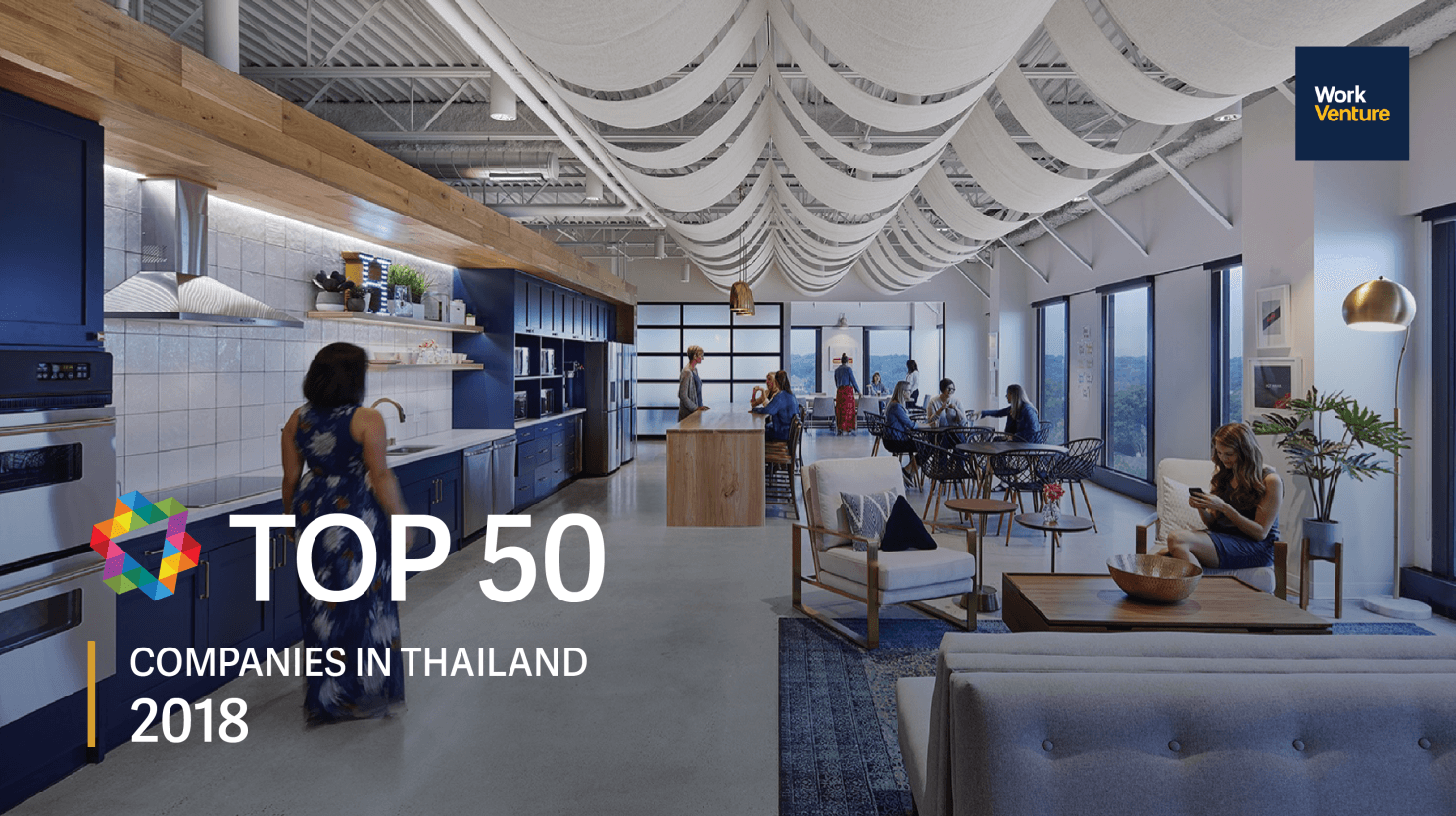 Top 50 Companies of 2018! WorkVenture เผย 50 บริษัทที่คนรุ่นใหม่สนใจที่สุดประจำปี 2018