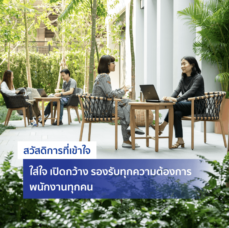 อยากรู้เราจัดให้! เหตุผลที่คนรุ่นใหม่โหวตให้ แสนสิริ เป็นสุดยอด 50 บริษัทในฝันที่อยากร่วมงานด้วย - 7. อาหารและเครื่องดื่ม จิบเครื่องดื่มนั่งชิวที่ Co-working zone มี Food truck ให้พนักงานทุกวัน