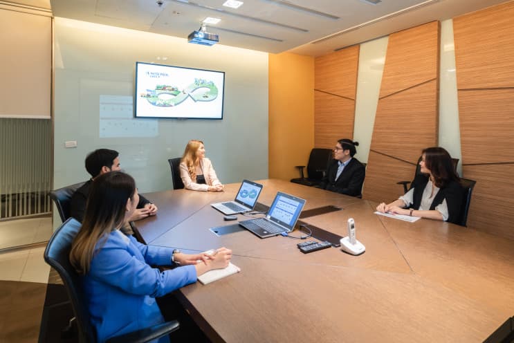 ชีวิตการทำงานที่ลงตัว ที่ออฟฟิศ "มิตรผล" - 2. ห้องประชุมทางไกล (Teleconference Room) สู่การทำงานในอนาคต