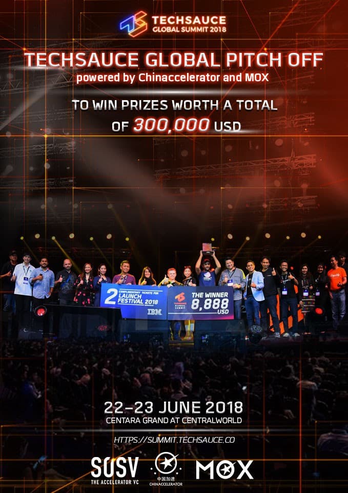 อย่าพลาดงาน Techsauce Global Summit 2018 ที่จะช่วยปลุกไอเดียความคิดในตัวคุณ - เตรียมตัวให้พร้อมวันที่ 22-23 มิถุนายน