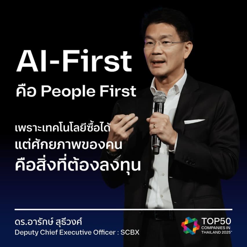 สรุปประเด็นจาก Speaker : งาน Top50 Companies in Thailand 2025 - ภาพประกอบที่ 1