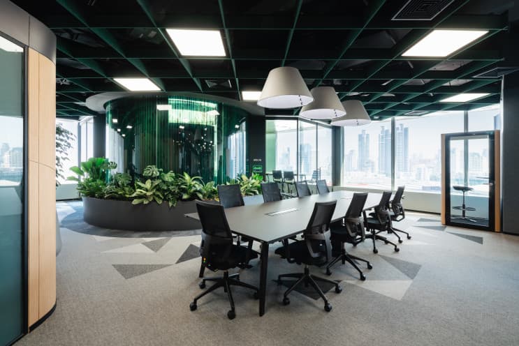เปิดออฟฟิศที่ออกแบบมาเพื่อรองรับการใช้งานทุกรูปแบบสำหรับทุกคนที่ Accenture - Collaboration area