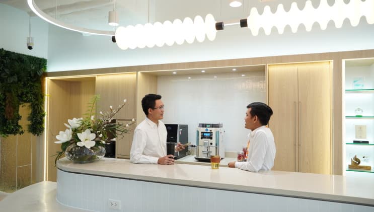 พาทัวร์ออฟฟิศ EGCO Group บริษัทไฟฟ้าและพลังงานชั้นนำ ตอบโจทย์ทุกไลฟ์สไตล์ของคนทำงาน - Co-working Space ถูกใจสายมินิมอล