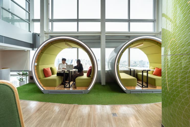 พาสำรวจออฟฟิศ PTG เพราะทุกพื้นที่เชื่อมต่อกันด้วยพลังของคนทำงาน - Co working Space ใจกลางออฟฟิศ สร้างความ Productive ผ่านพื้นที่ส่วนรวม