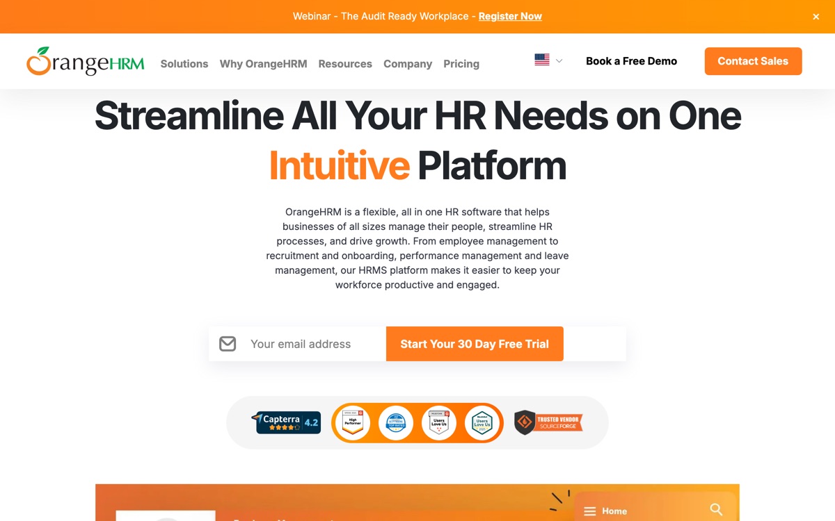 OrangeHRM ระบบ HR แบบ Open Source มีทั้งแบบ Self-host และ Cloud