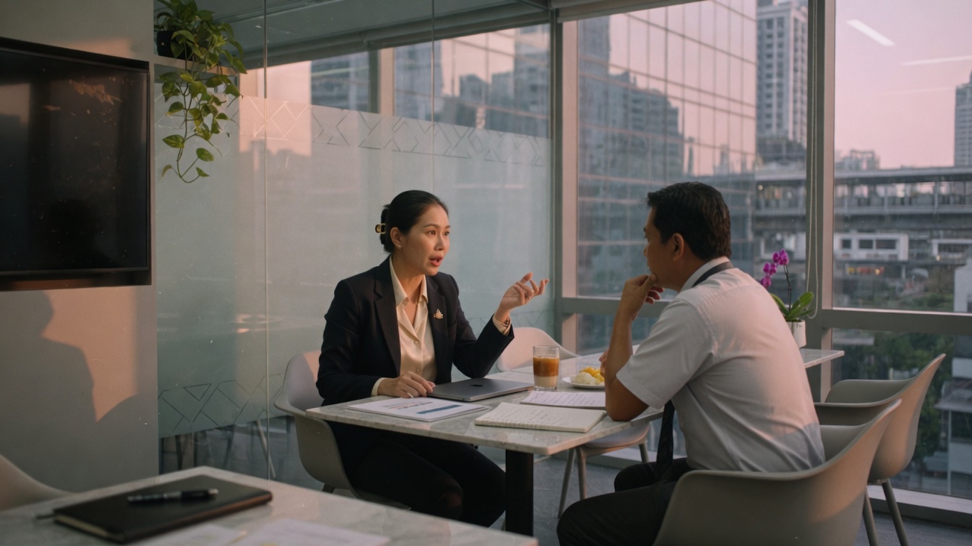 บรรยากาศงานพนักงานขาย (B2B)ในประเทศไทย - ภาพสารคดีออฟฟิศแบบภาพยนตร์